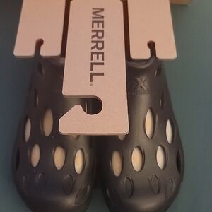 Merrell Black Slip-On Clogs